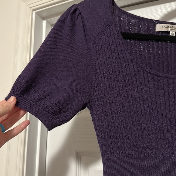 Purple sweater dress - Picture 4 of 4